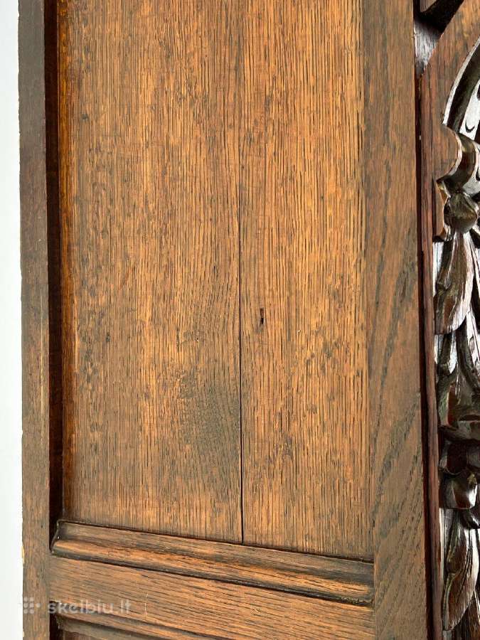 Senovinis, dviejų dalių ąžuolinis bufetas - nuotraukos Nr. 17