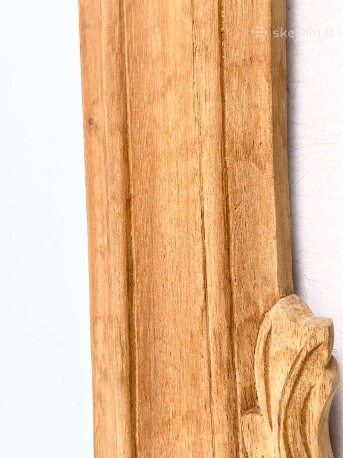 Pakabinamas veidrodis drožinėtame rėme - nuotraukos Nr. 12