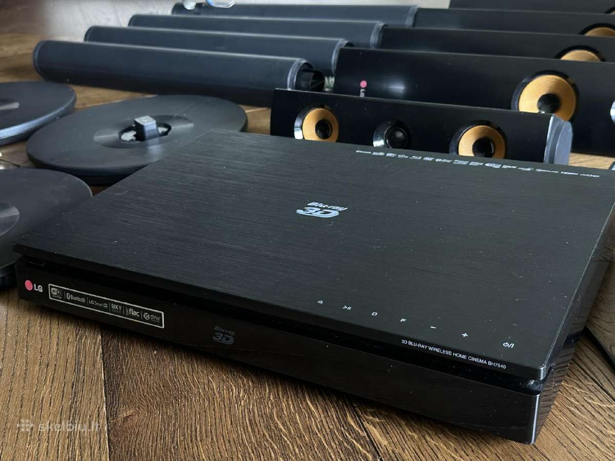 LG Bh7540tw 5.1 1200w Blu-ray namų kino sistema - nuotraukos Nr. 3