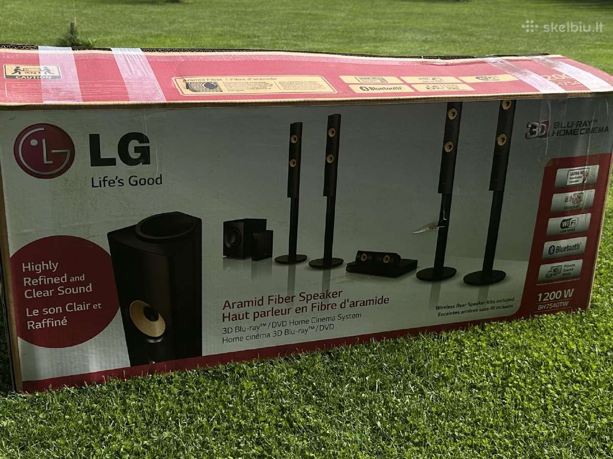 LG Bh7540tw 5.1 1200w Blu-ray namų kino sistema - nuotraukos Nr. 10