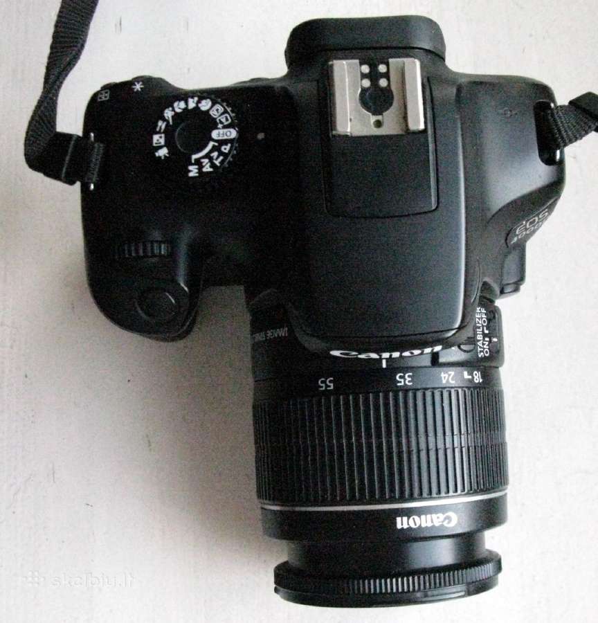 Canon 4000d su obj. Canon Ef-s 18-55mm Is II - nuotraukos Nr. 2