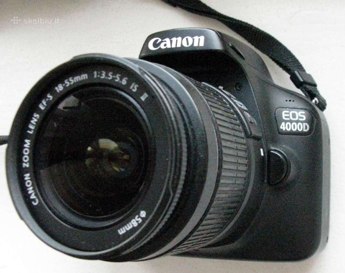 Canon 4000d su obj. Canon Ef-s 18-55mm Is II - nuotraukos Nr. 3