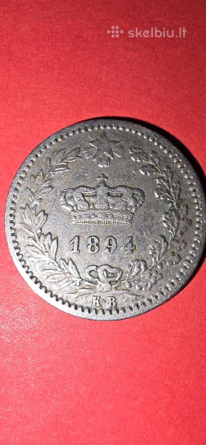 Italija 20 certezimų 1894 - nuotraukos Nr. 2