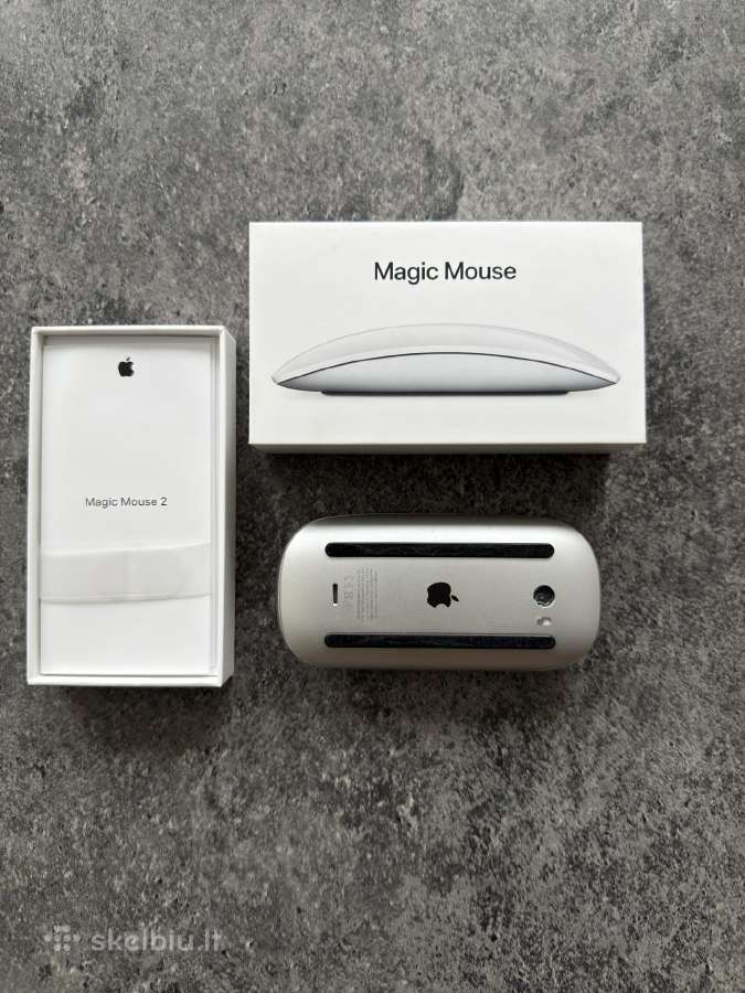 Apple Magic mouse 2 pelė - nuotraukos Nr. 2