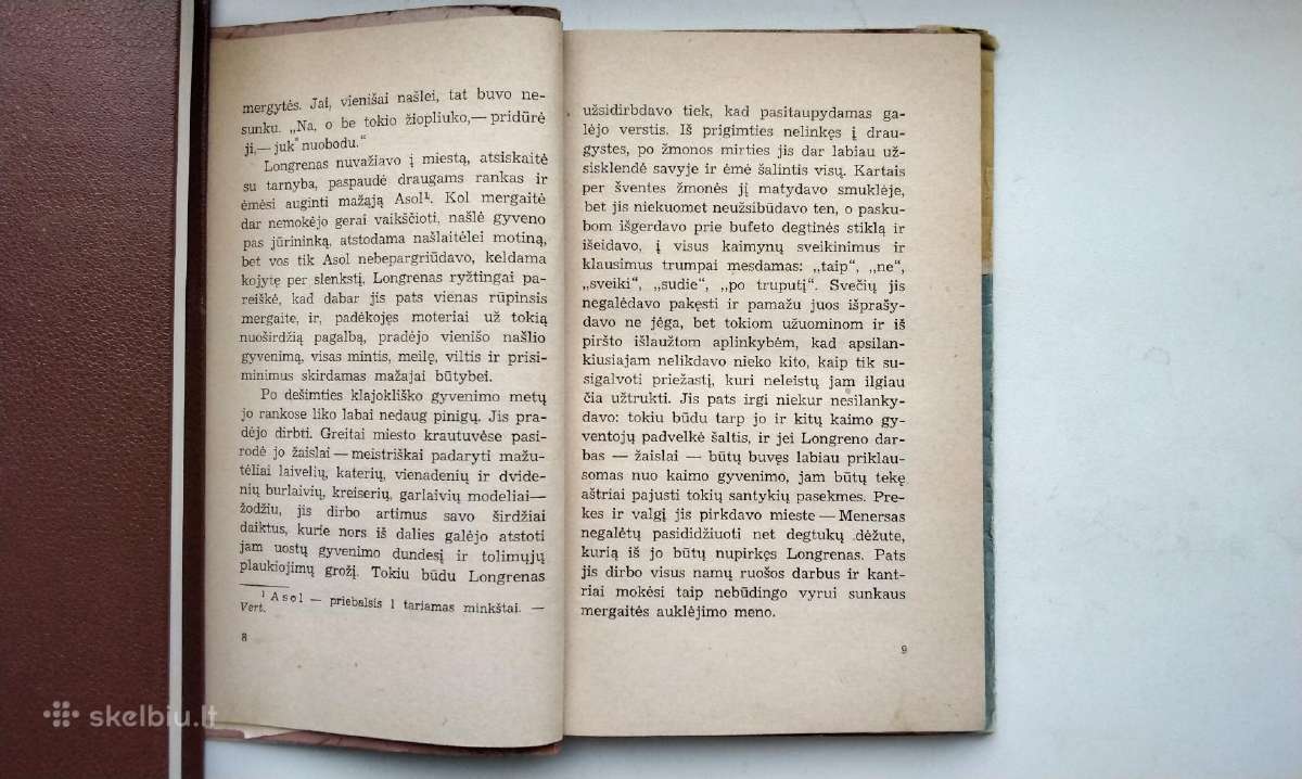 A. Grinas. Raudonos burės. 1960 m. leid. - nuotraukos Nr. 3