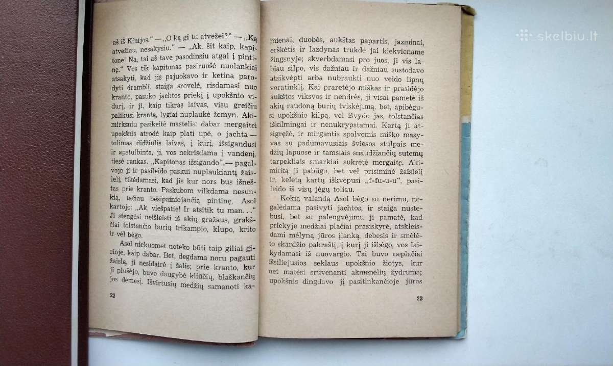 A. Grinas. Raudonos burės. 1960 m. leid. - nuotraukos Nr. 4