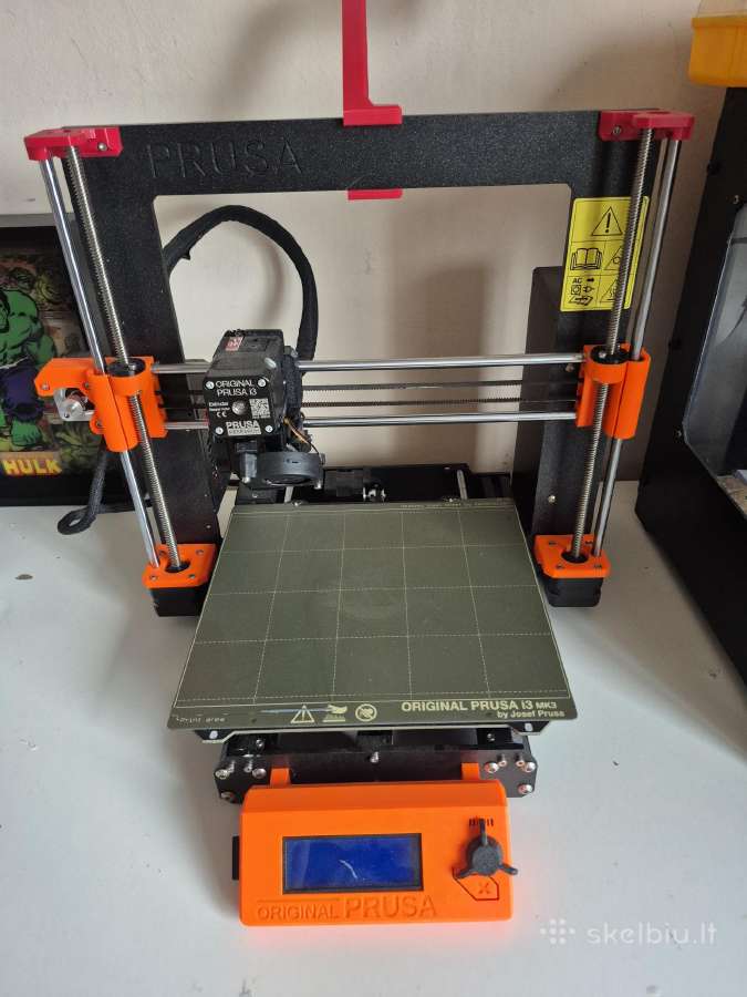 Prusa Mk3s+ 3D spauzdintuvas - nuotraukos Nr. 2