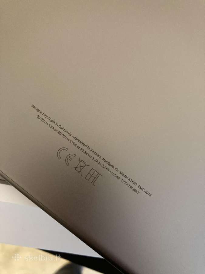 MacBook m2 16gb 512gb - nuotraukos Nr. 3