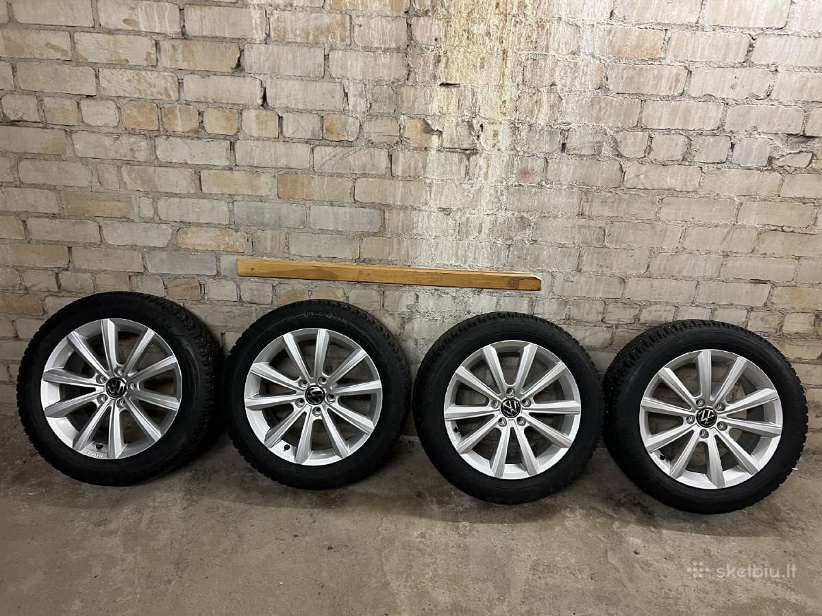 VW Ratlankiai Merano su žiem. padangom 215/55/r17 - nuotraukos Nr. 5