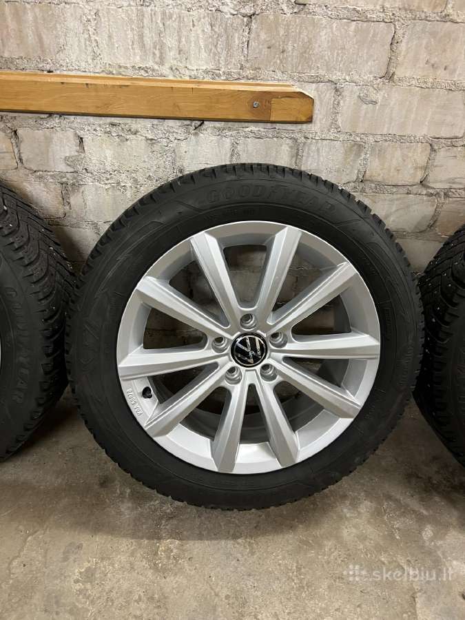 VW Ratlankiai Merano su žiem. padangom 215/55/r17 - nuotraukos Nr. 3