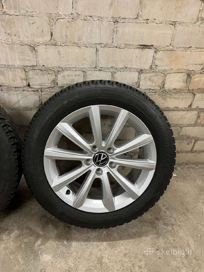 VW Ratlankiai Merano su žiem. padangom 215/55/r17 - nuotraukos Nr. 4