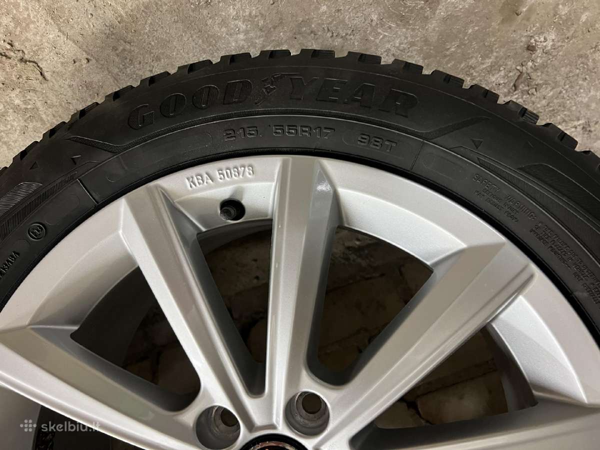VW Ratlankiai Merano su žiem. padangom 215/55/r17 - nuotraukos Nr. 7