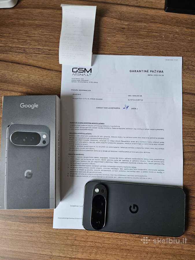 Google Pixel 10 Pro XL su 24 mėn garantija - nuotraukos Nr. 5