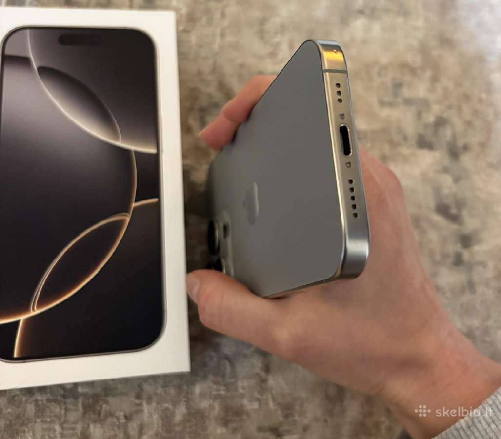iPhone 16 pro idealios būklės - nuotraukos Nr. 5