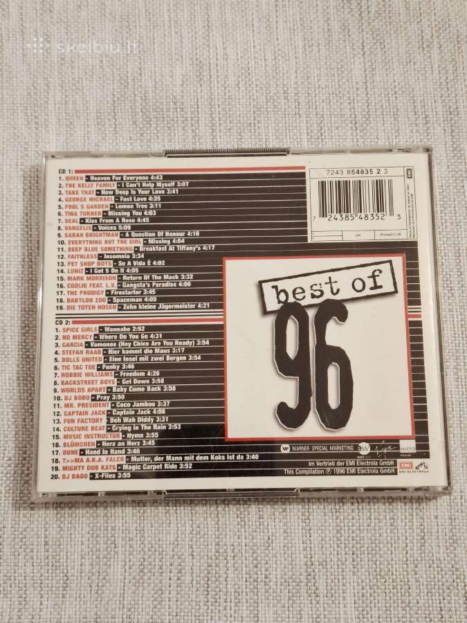 Rinkinys Best Of 96 (2 CD dvigubas) - nuotraukos Nr. 5