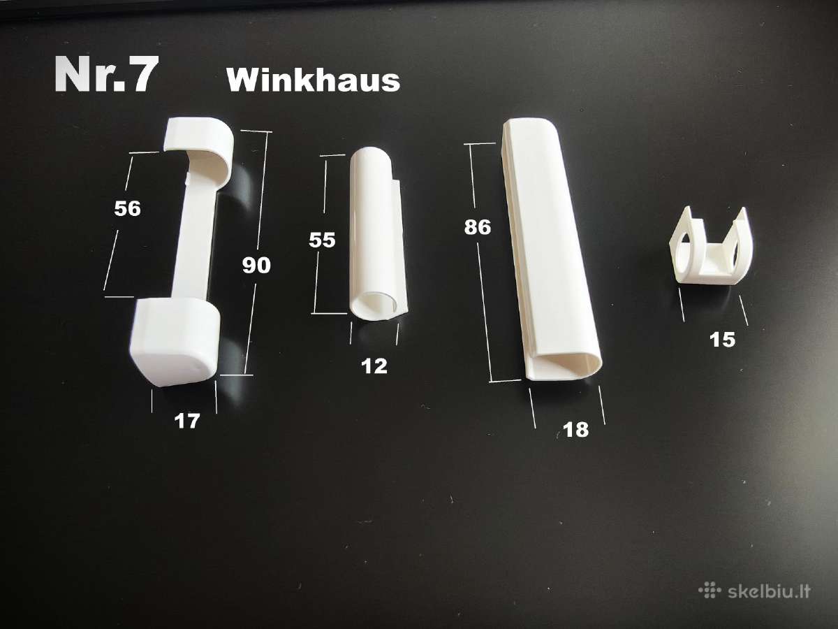 Plastikinių langų lankstų dangteliai ( furnitūra ) - nuotraukos Nr. 20
