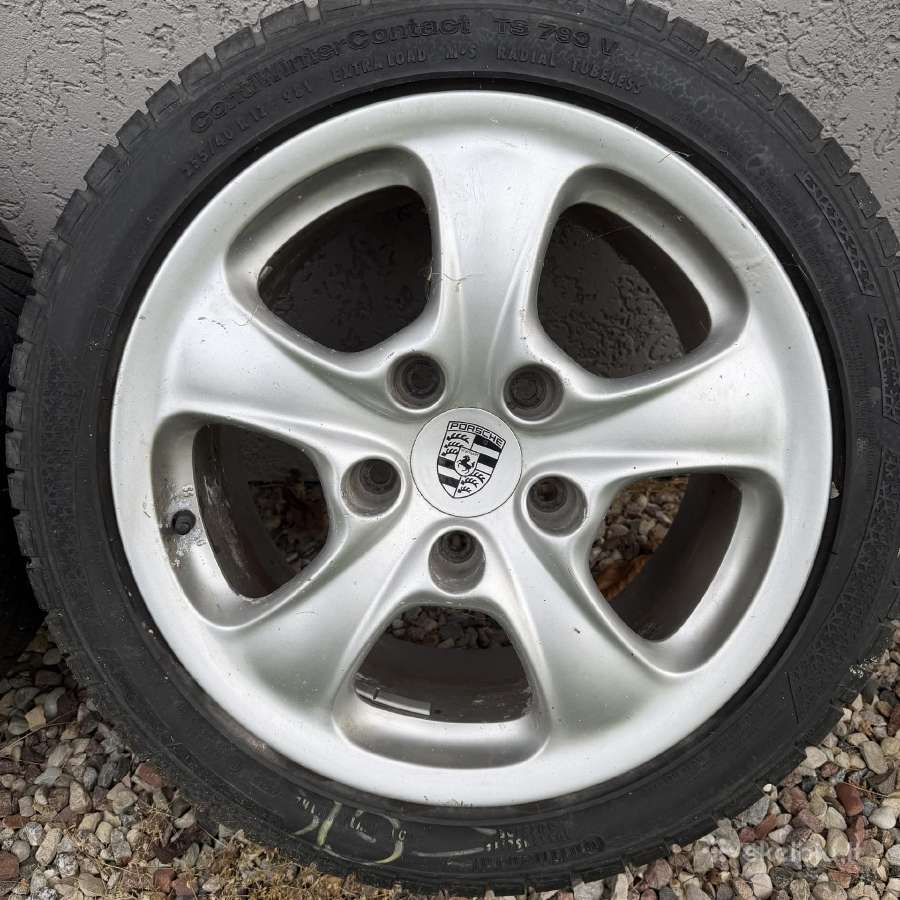 Originalūs Porsche ratlankiai su padangomis - nuotraukos Nr. 5