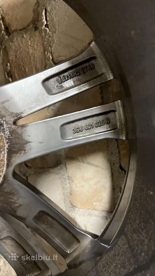 VW ratlankiai Sebring su žiem. padangom 245/45/r18 - nuotraukos Nr. 24
