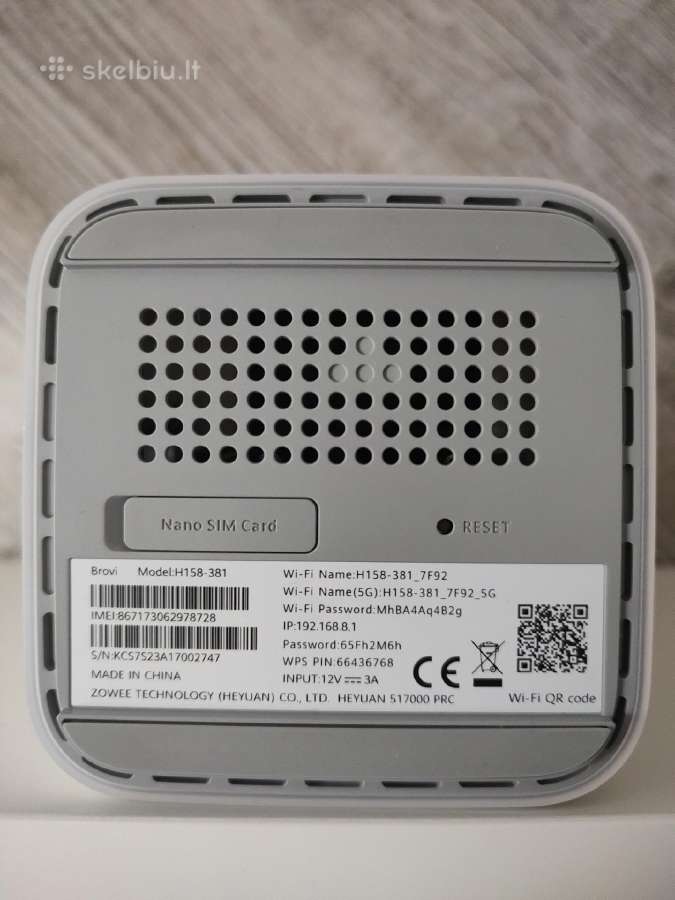 Huawei 5G Cpe Pro 5 H158-381 7200mbps - nuotraukos Nr. 2