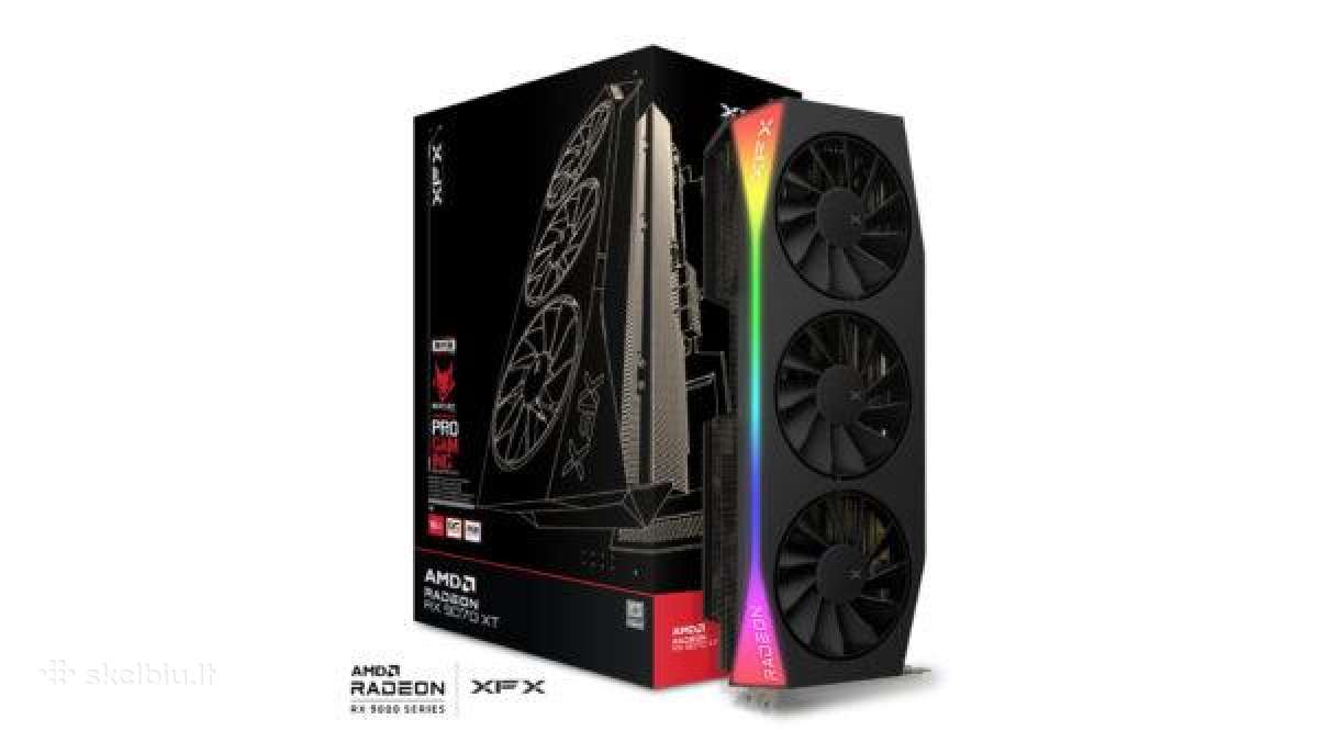 Naujos Amd Radeon Rx 9060 XT 16gb 9070 XT 16gb - nuotraukos Nr. 7