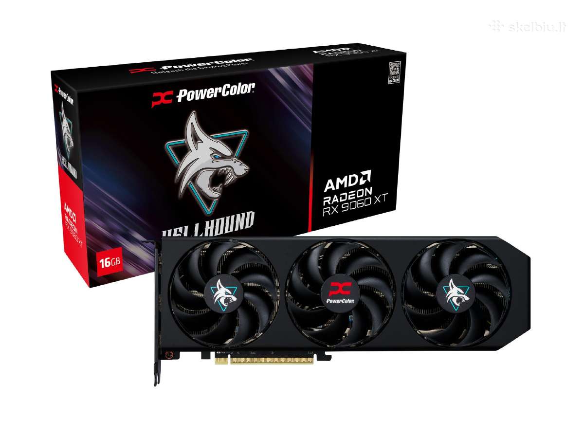 Naujos Amd Radeon Rx 9060 XT 16gb 9070 XT 16gb - nuotraukos Nr. 3