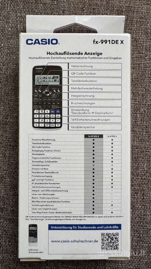 Casio fx-991 Dex / Ex / 570 Ex - nuotraukos Nr. 2