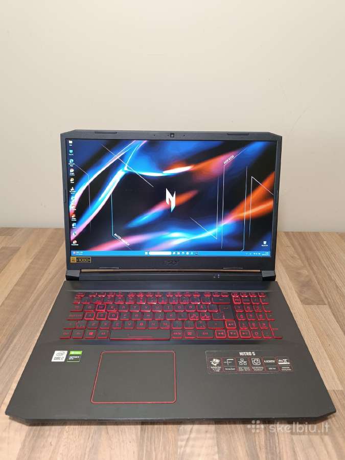 Acer Gaming i7 / 16 GB / 512 GB SSD / Gtx / 17.3" - nuotraukos Nr. 2