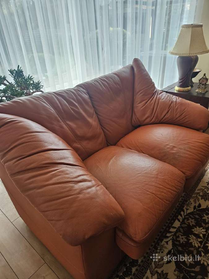 Parduodu 2 sofas ir pufą - nuotraukos Nr. 2