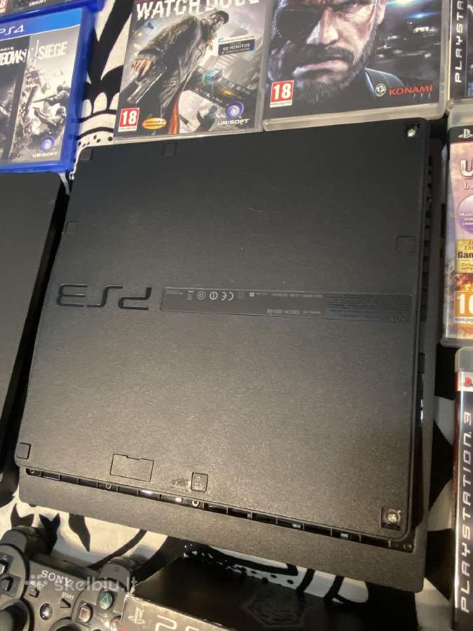 Ps4 Slim 1tb + PS3 Slim 320gb + Daug žaidimų - nuotraukos Nr. 6
