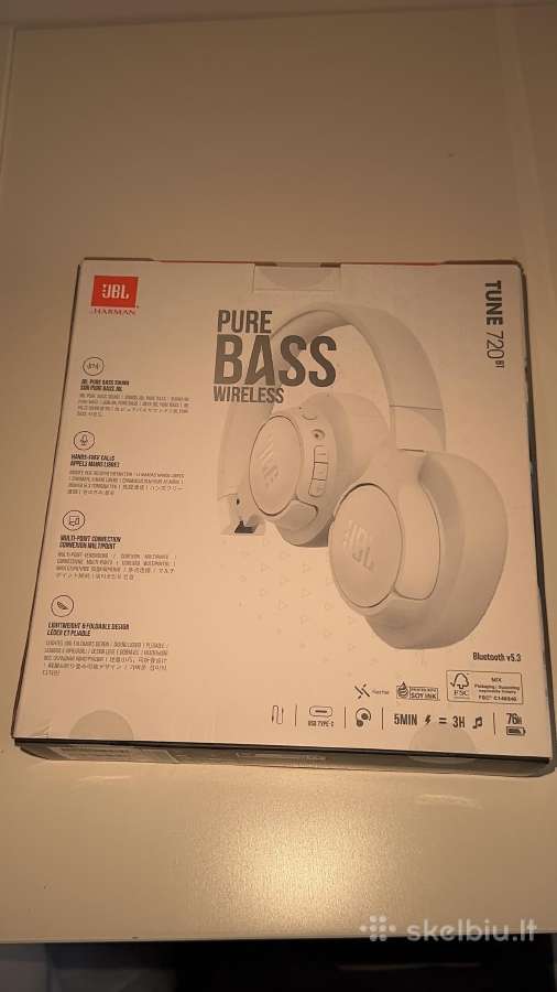 Belaidės ausinės Jbl Tune 720bt - nuotraukos Nr. 2