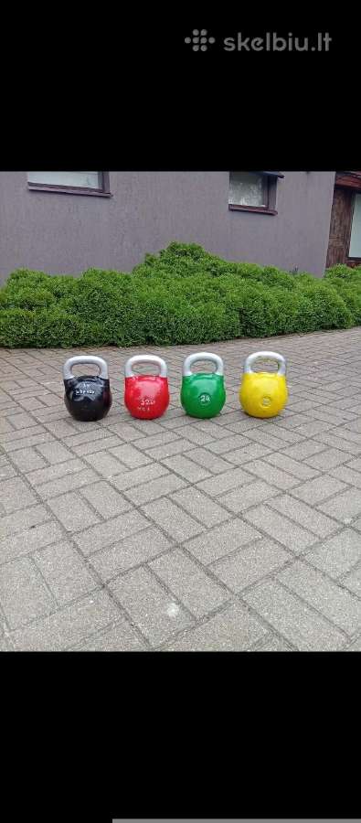 39-32-24-16-12 kg.varžybinė metalinė sportinė girė - nuotraukos Nr. 6