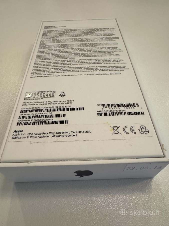 iPhone 14pro 128gb - nuotraukos Nr. 6