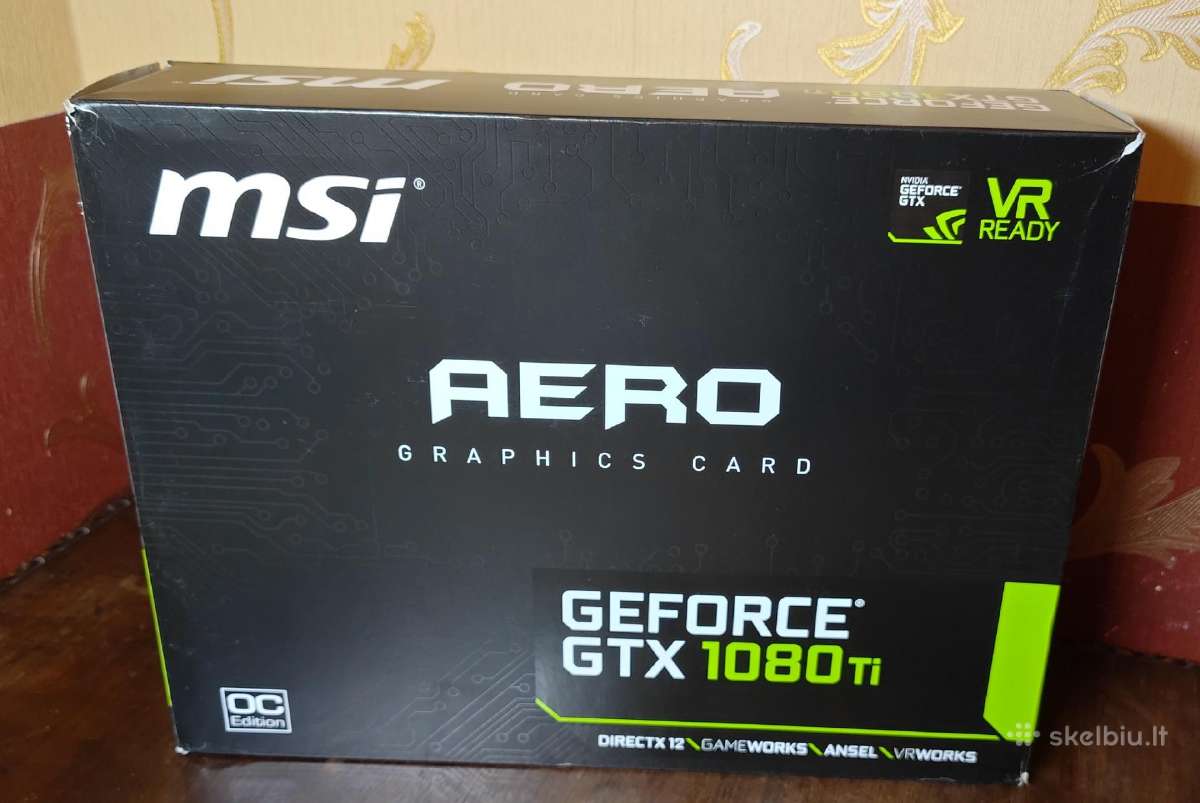 Msi Geforce Gtx 1080 Ti 11gb vaizdo plokštė - nuotraukos Nr. 2
