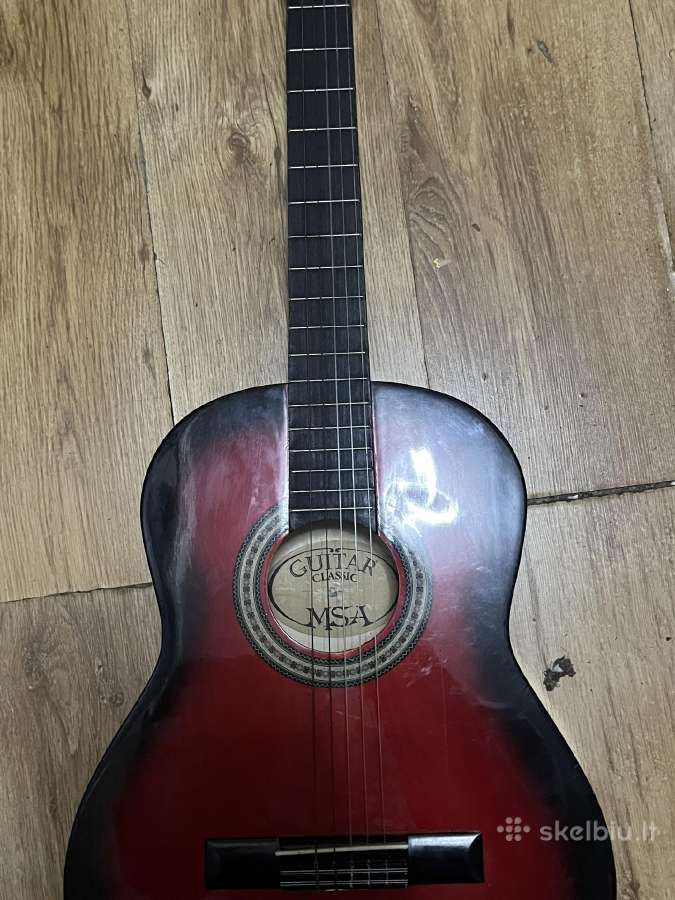 Klasikinė gitara Msa su dėklu - nuotraukos Nr. 2