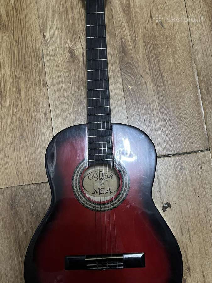 Klasikinė gitara Msa su dėklu - nuotraukos Nr. 3