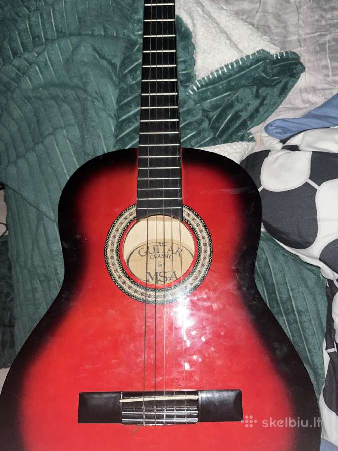 Klasikinė gitara Msa su dėklu - nuotraukos Nr. 5