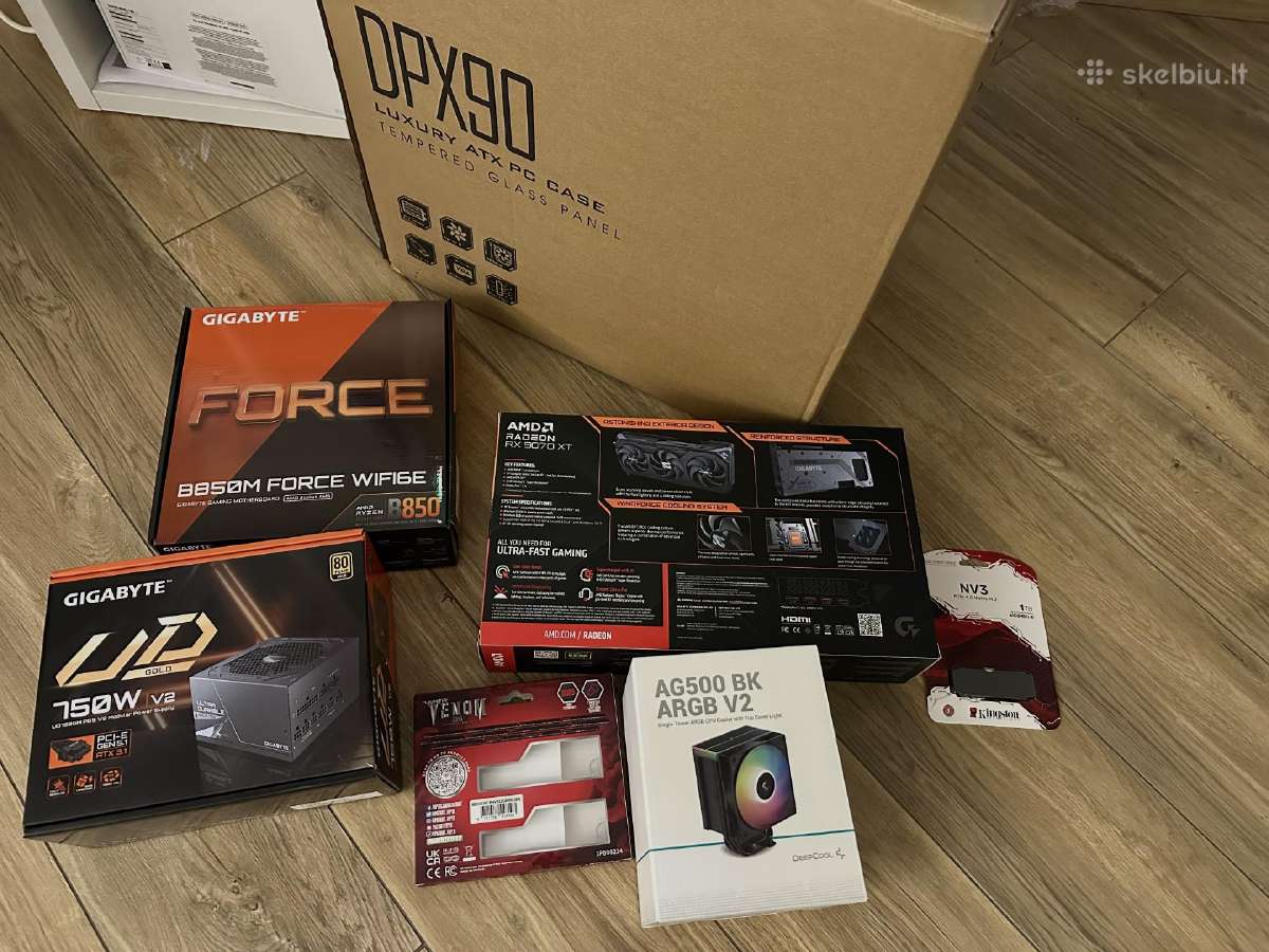 Ryzen 7 7800x3d, 32gb RAM, 1tb, rx 9070 XT 16gb - nuotraukos Nr. 4
