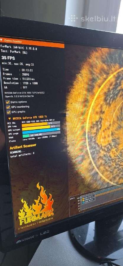 Vaizdo plokštė Msi 1050 Ti 4gb Lp (Low Profile) - nuotraukos Nr. 6