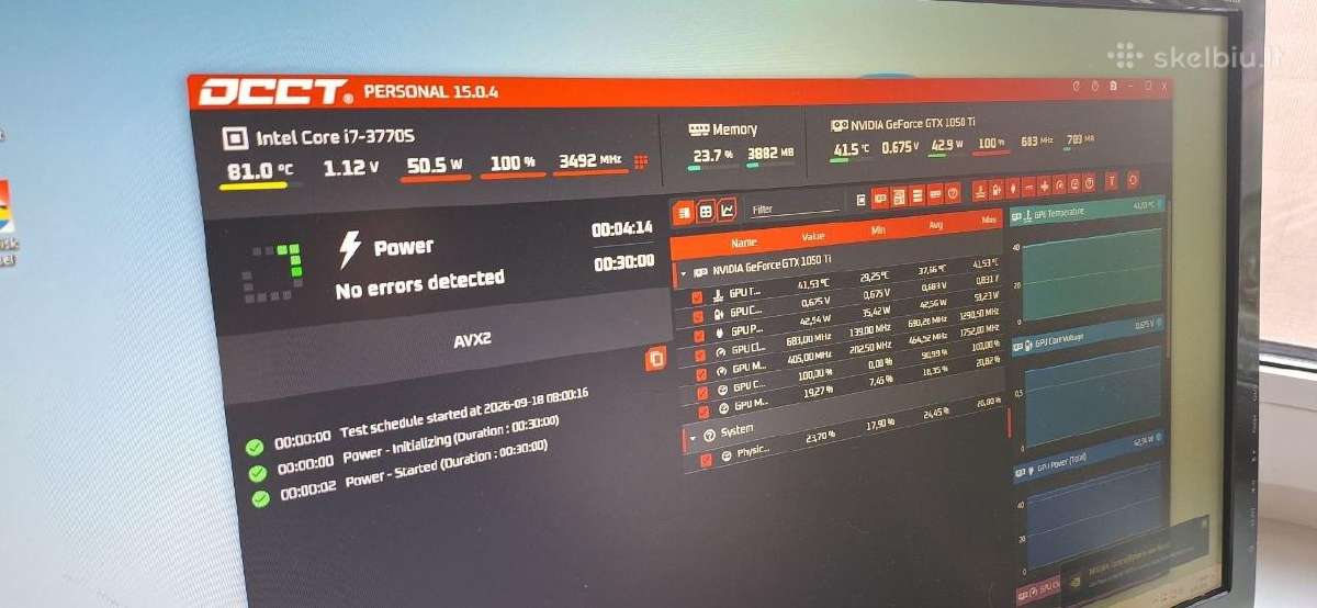 Vaizdo plokštė Msi 1050 Ti 4gb Lp (Low Profile) - nuotraukos Nr. 7