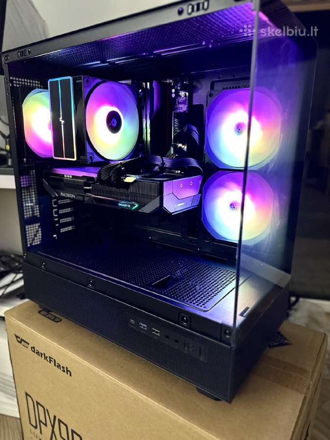 Ryzen 7 7800x3d, 32gb RAM, 1tb, rx 9070 XT 16gb - nuotraukos Nr. 2