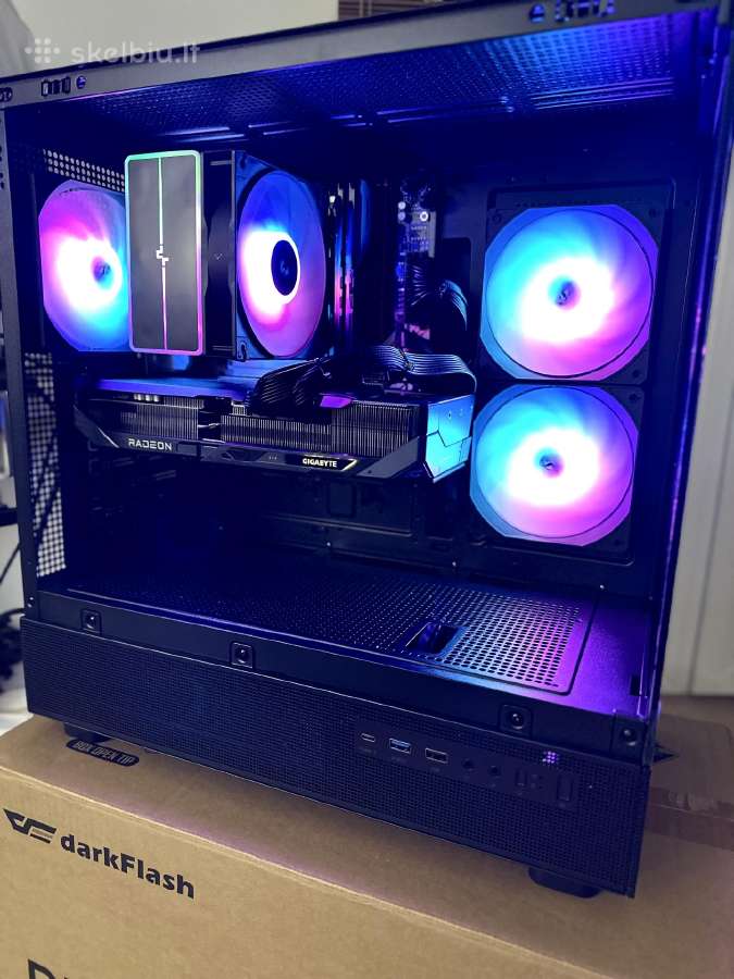 Ryzen 7 7800x3d, 32gb RAM, 1tb, rx 9070 XT 16gb - nuotraukos Nr. 3