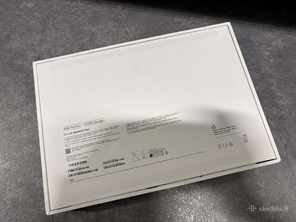 Parduodamas MacBook Neo 512 GB (Indigo mėlynas) - nuotraukos Nr. 5