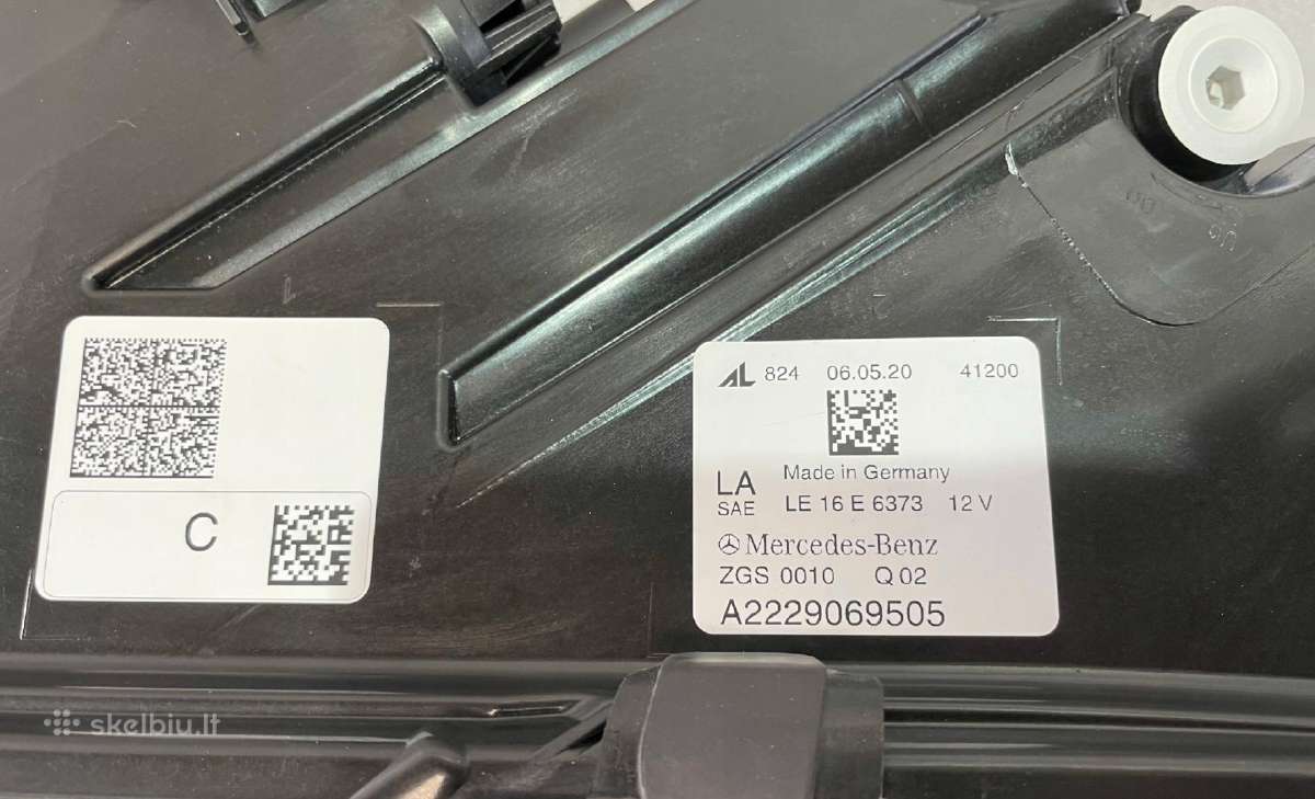 Mercedes S W222 Lift Multibeam Usa Lampa K.p Lempa - nuotraukos Nr. 4