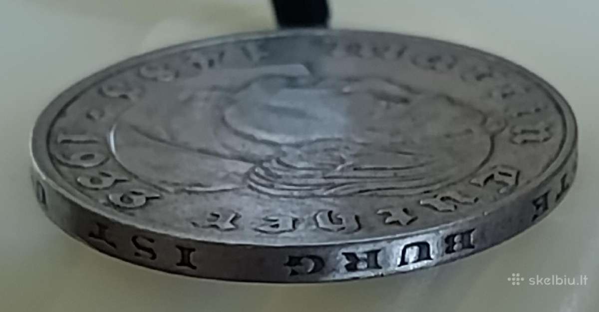 Trečiasis Reichas 2 reichsmarkės - nuotraukos Nr. 4