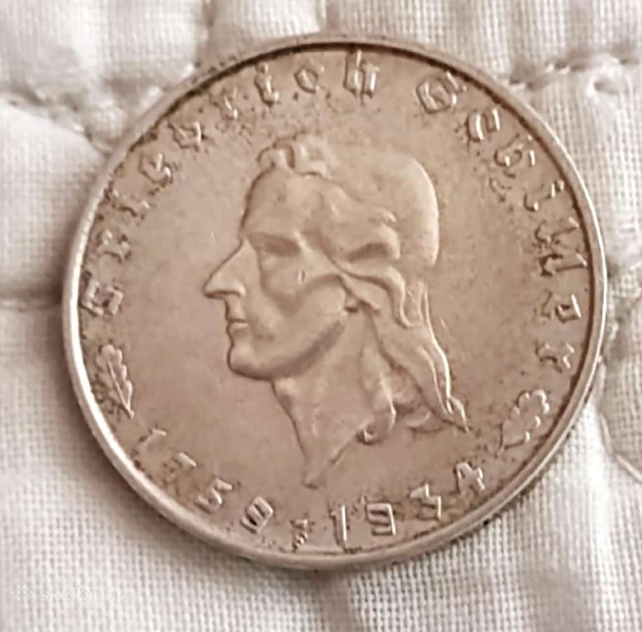 Trečiasis Reichas 2 reichsmarkės - nuotraukos Nr. 9