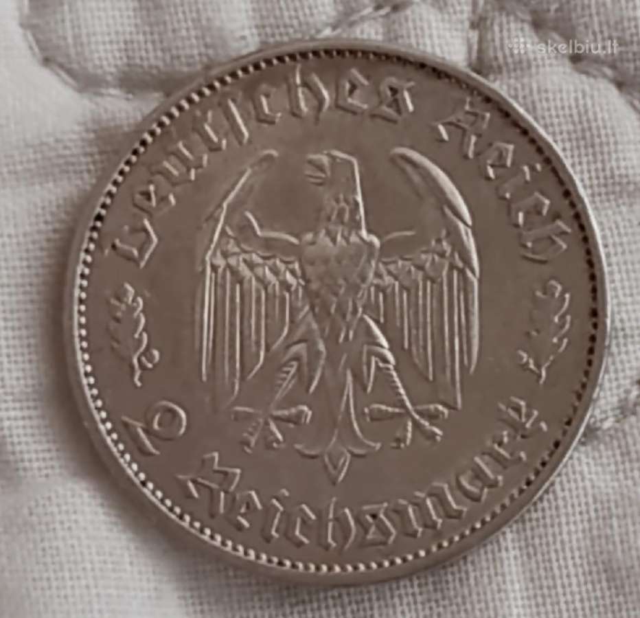 Trečiasis Reichas 2 reichsmarkės - nuotraukos Nr. 10