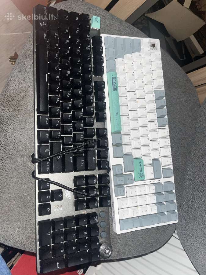 Mechaninė klaviatūra Aula F2088 su apšvietimu - nuotraukos Nr. 2