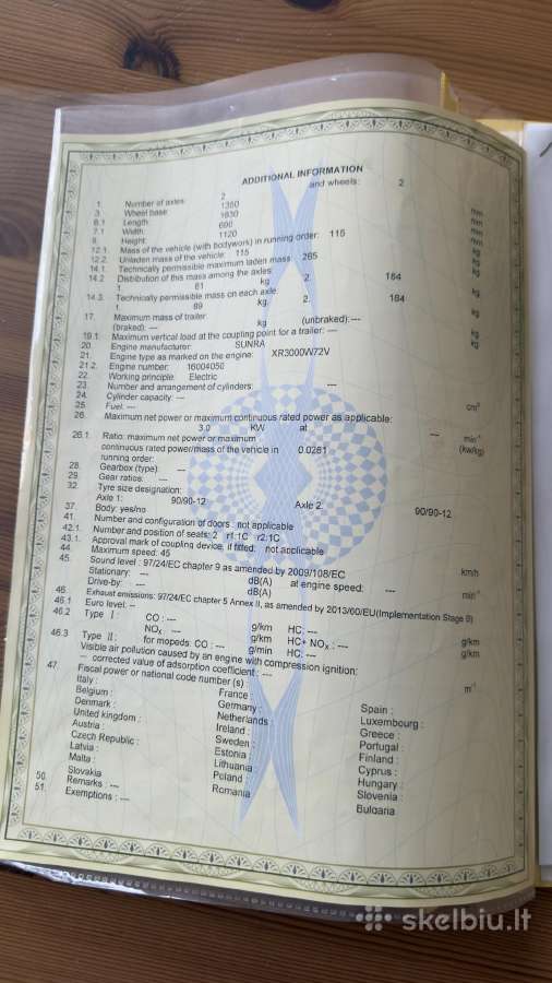 Parduodu elektrinį motorolerį - nuotraukos Nr. 13