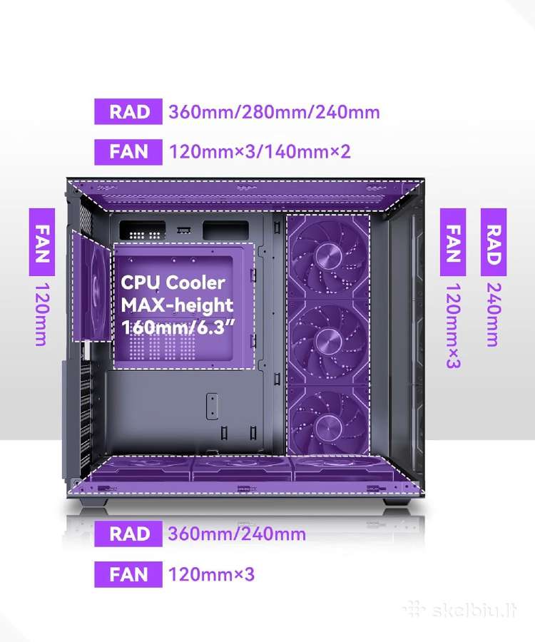 Musetex ar Msi Mpg Gungnir 300p Airflow 7 vent. - nuotraukos Nr. 3