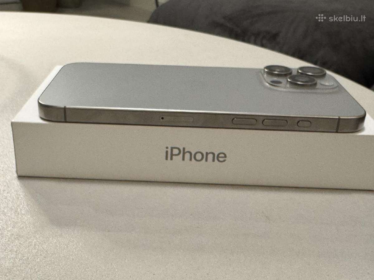 iPhone 15 Pro Max, 256gb, Titanium - nuotraukos Nr. 7